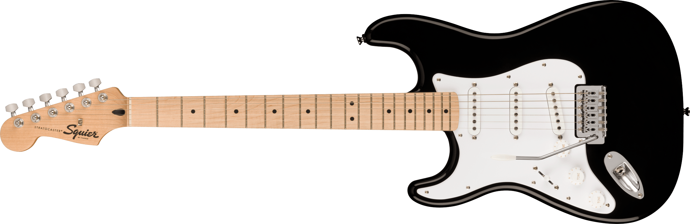 Squier Sonic Stratocaster, Black, Left Handed - Regent Sounds