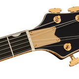 Synchromatic Falcon Hollow Body Single-Cut with Bigsby, Ebony Fingerboard, Black - Regent Sounds