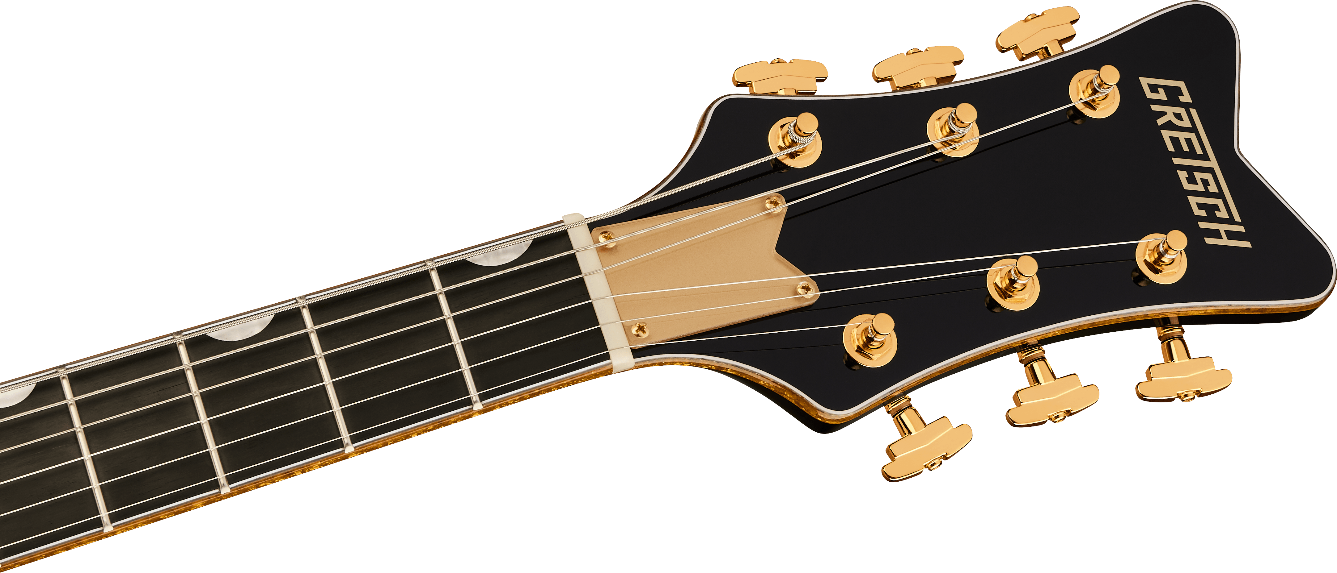 Synchromatic Falcon Hollow Body Single-Cut with Bigsby, Ebony Fingerboard, Black - Regent Sounds