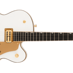 Synchromatic Falcon Hollow Body Single-Cut with Bigsby, Ebony Fingerboard, Snowcrest White - Regent Sounds