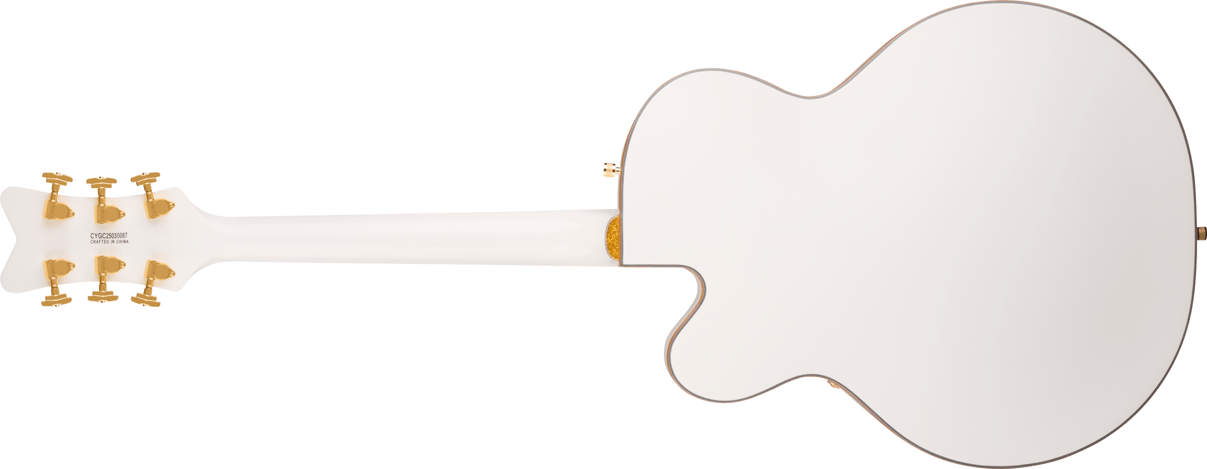Synchromatic Falcon Hollow Body Single-Cut with Bigsby, Ebony Fingerboard, Snowcrest White - Regent Sounds