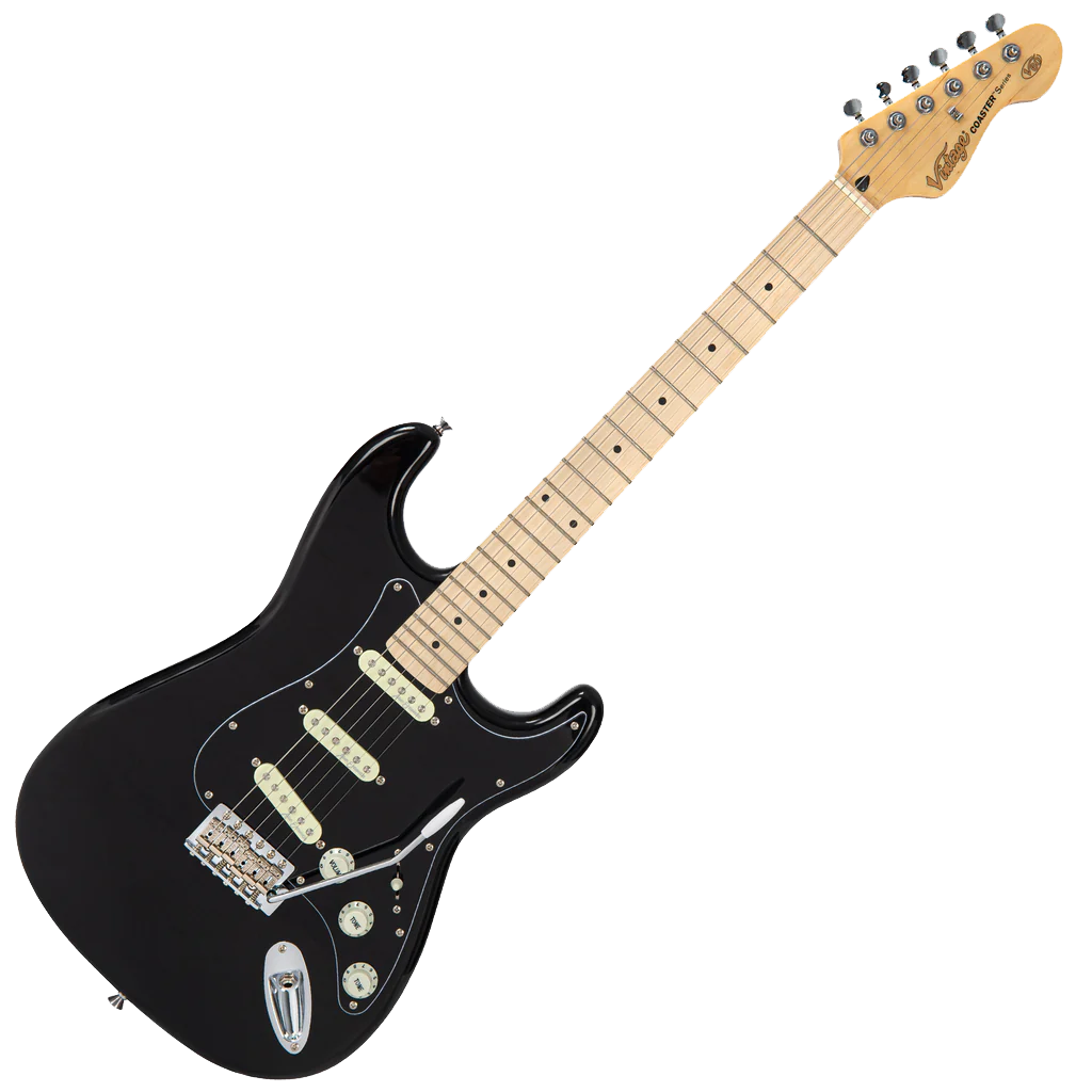 Vintage V60 Coaster Series Maple Gloss Black - Regent Sounds