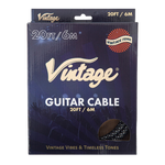 Vintage 20ft Braided Guitar Cable - Regent Sounds