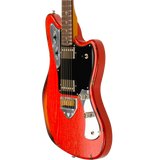 Valiant - Jupiter Fiesta Red Over Sunburst Distressed - Regent Sounds