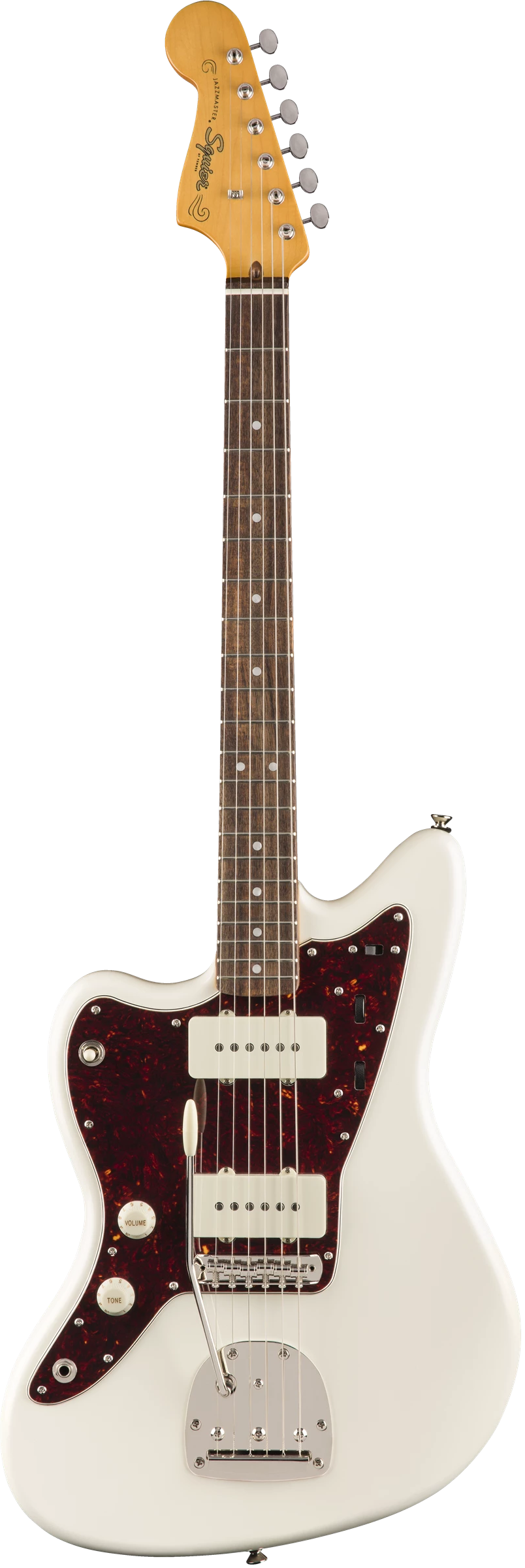Squier Classic Vibe 60s Jazzmaster LH Olympic white LRL - Regent Sounds
