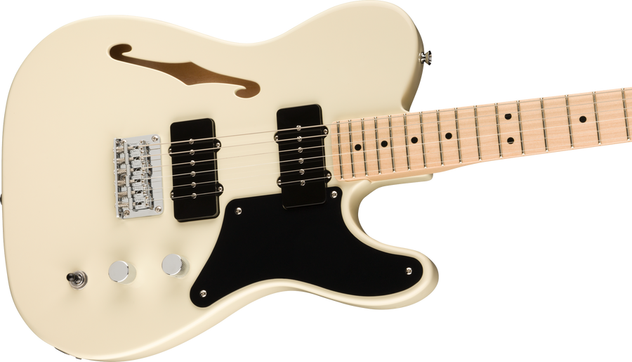 Squier Paranormal Series Cabronita Telecaster Thinline Olympic White - Regent Sounds