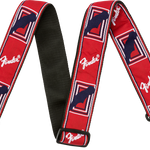 Fender 2" Monogrammed Strap Red/White/Blue - Regent Sounds