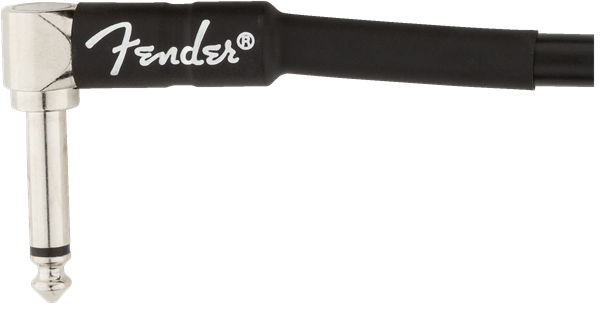 Fender Professional Series 15' Cable Angle Black - Regent Sounds