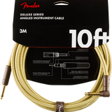 Fender Deluxe Series 10' Angled Cable Tweed - Regent Sounds