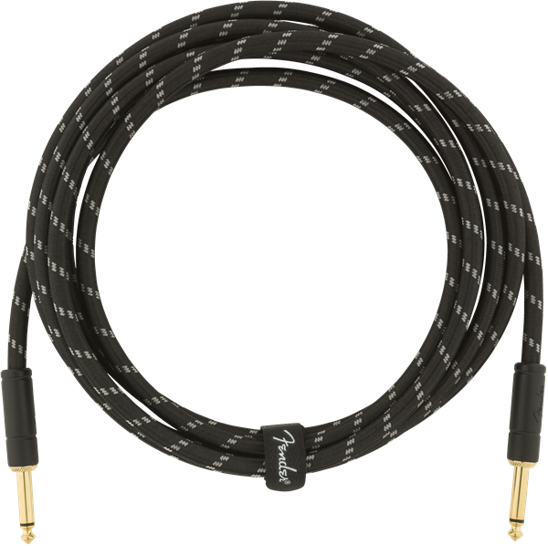 Fender Deluxe Series 10ft Straight Cable Black Tweed - Regent Sounds
