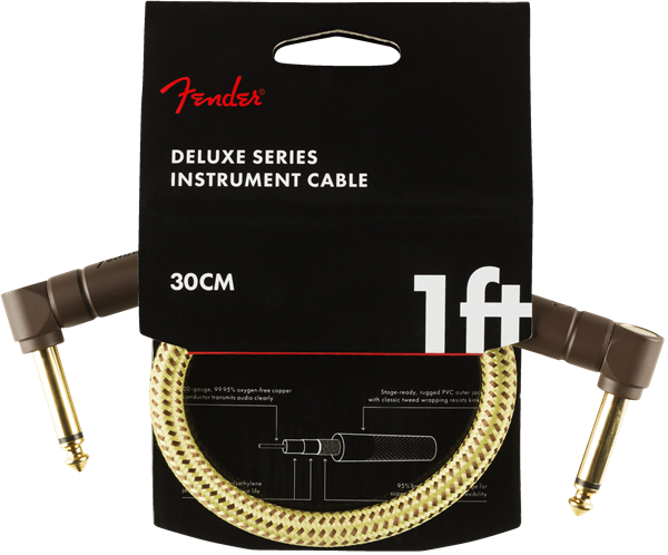 Fender Deluxe Series 1' Cable Angled Tweed - Regent Sounds