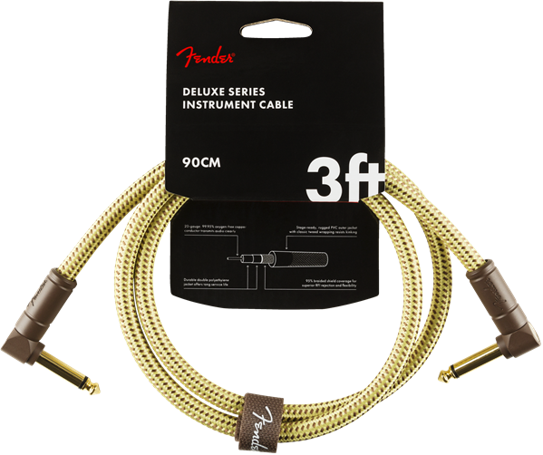 Fender Deluxe Series 3' Cable Angle Tweed - Regent Sounds