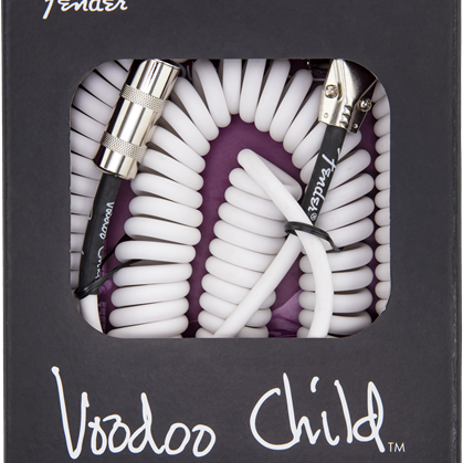 Fender Jimi Hendrix Voodoo Child Cable White 30' - Regent Sounds