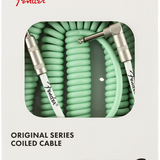 Fender Original Series Coil Cable Angle 30' Surf Green - Regent Sounds