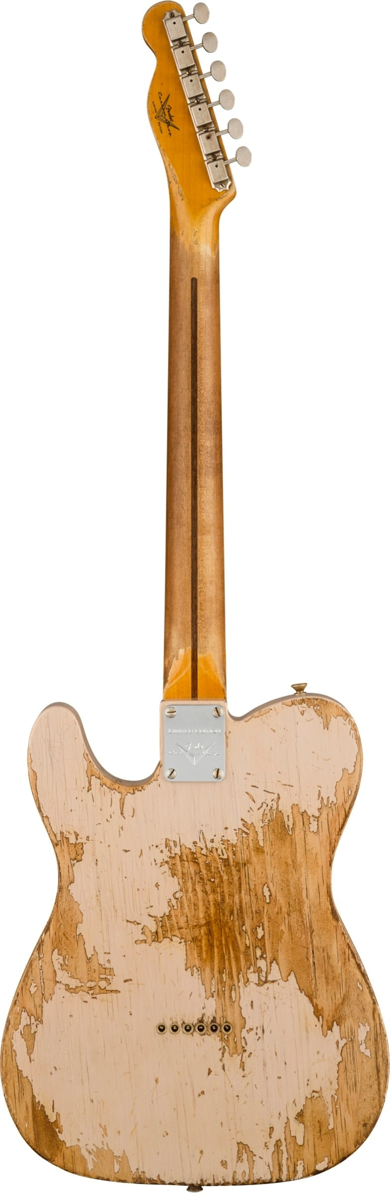 Fender Custom Shop Ltd Ed 50s Pine Esquire Super Heavy Relic Aged White Blonde #R105844 - Regent Sounds