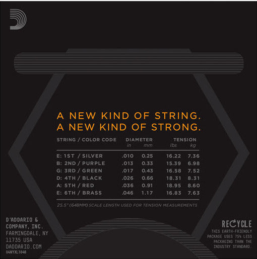 D'Addario NYXL1046 Electric 10-46 - Regent Sounds