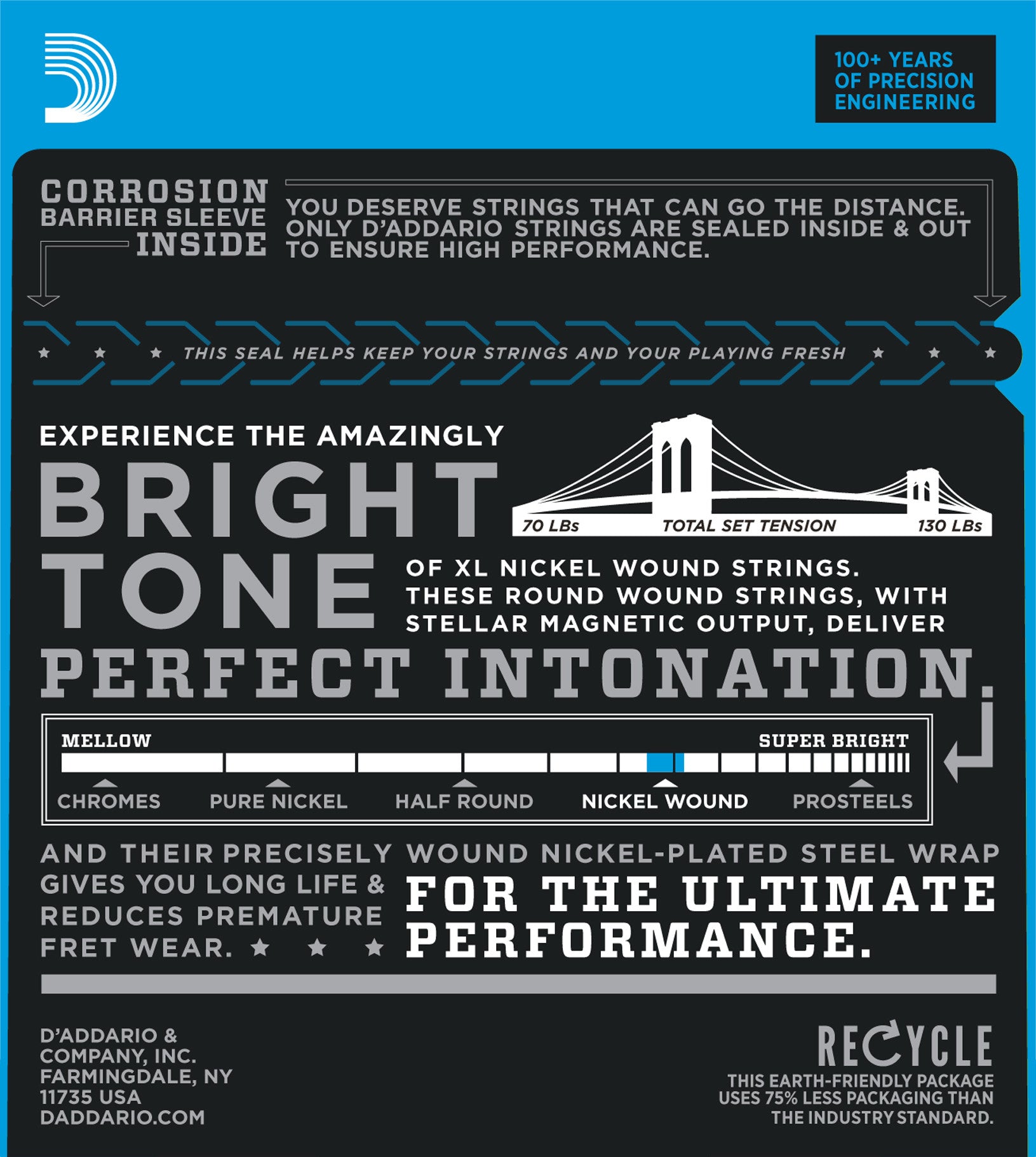 D'Addario EXL110-7 10-59 - Regent Sounds