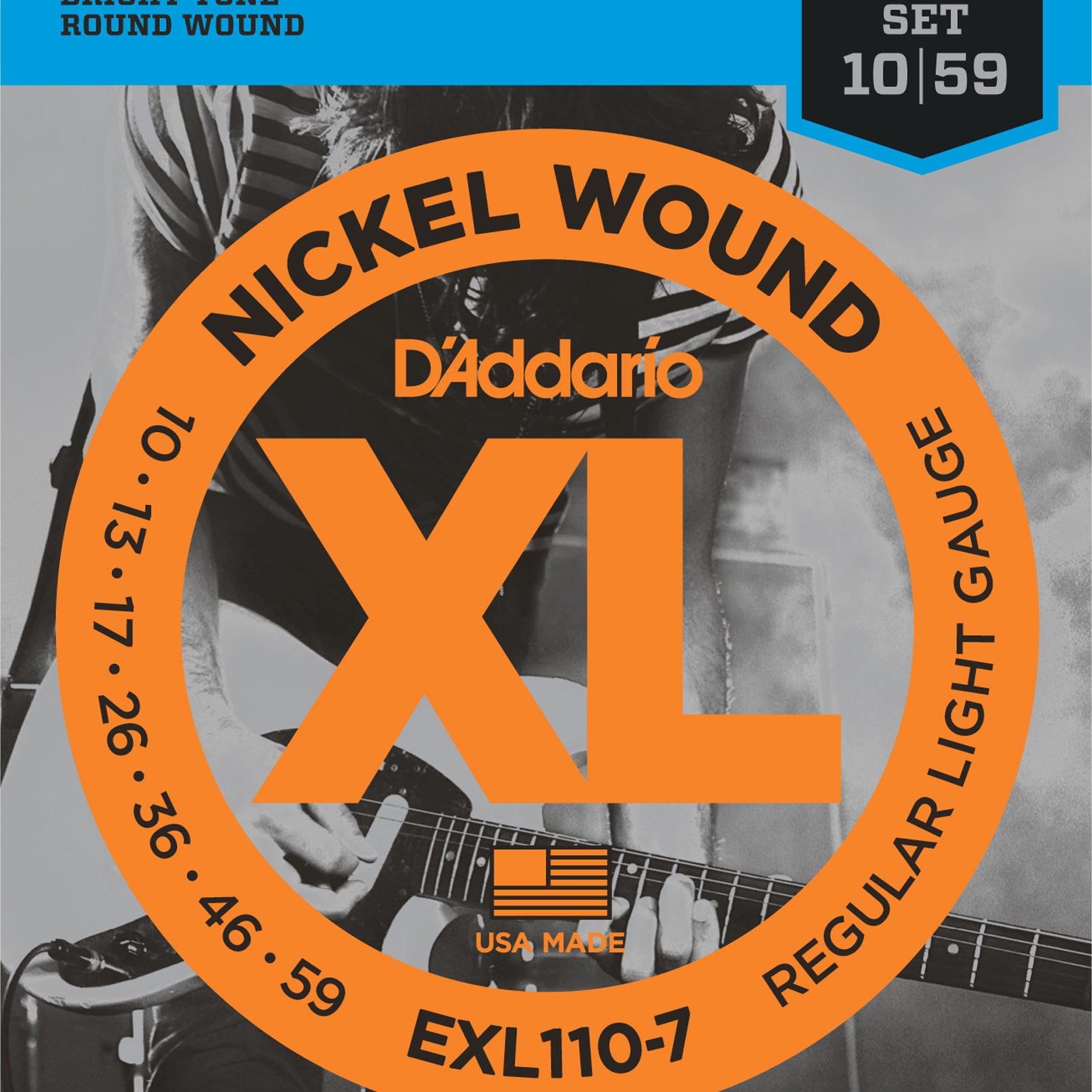 D'Addario EXL110-7 10-59 - Regent Sounds