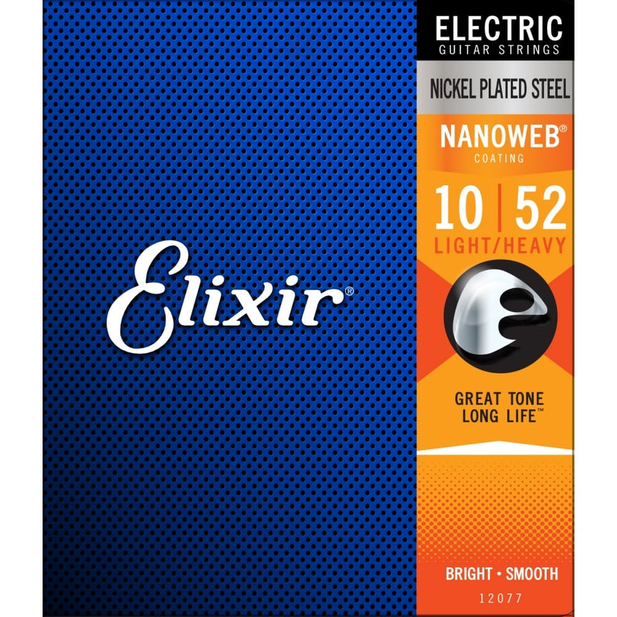 Elixir Nanoweb Electric Light/Heavy 10-52 - Regent Sounds