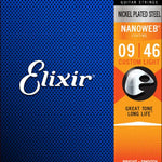 Elixir Nanoweb Electric Custom Light 9-46 - Regent Sounds