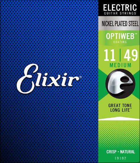 Elixir Optiweb Electric Medium 11-49 - Regent Sounds