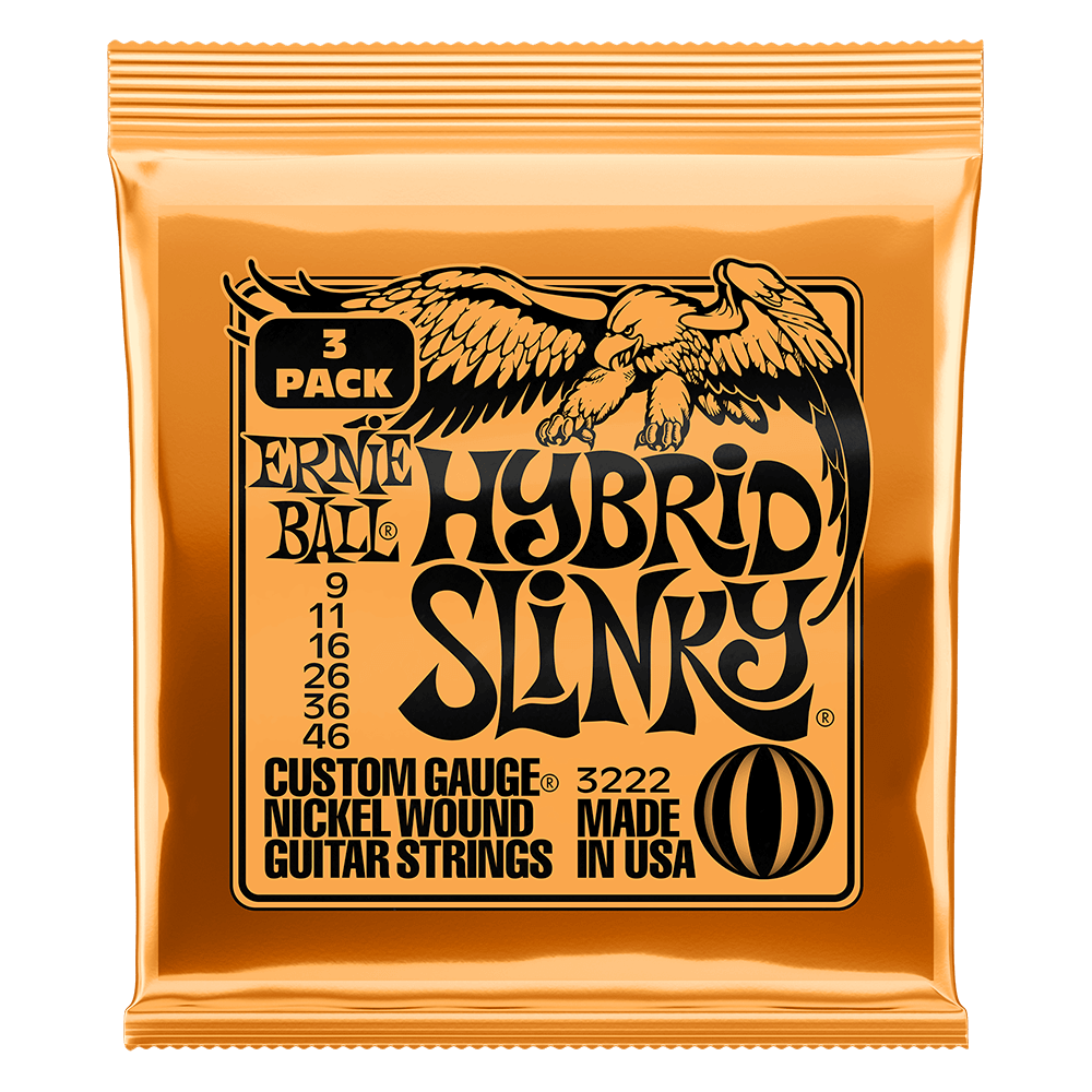 Ernie Ball Hybrid Slinky 3-Pack - Regent Sounds