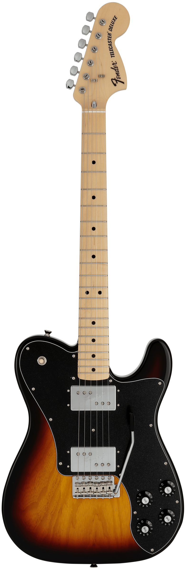 Fender Made in Japan Limited 70s Telecaster Deluxe, with Tremolo, Maple Fingerboard, 3-Colour Sunburst - Regent Sounds