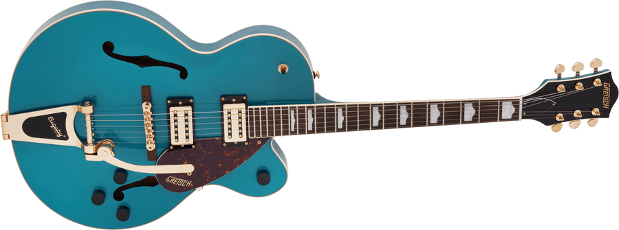 Gretsch G2410TG Streamliner with Bigsby and Gold Hardware, Ocean Turquoise - Regent Sounds