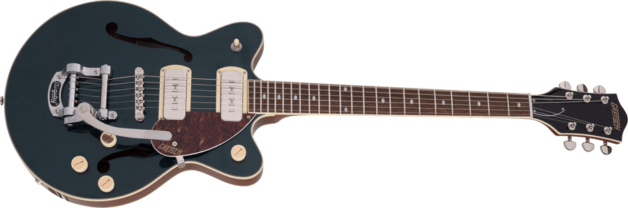Gretsch G2655T-P90 Streamliner Jr. Two-Tone Midnight Sapphire and Vintage Mahogany Stain - Regent Sounds