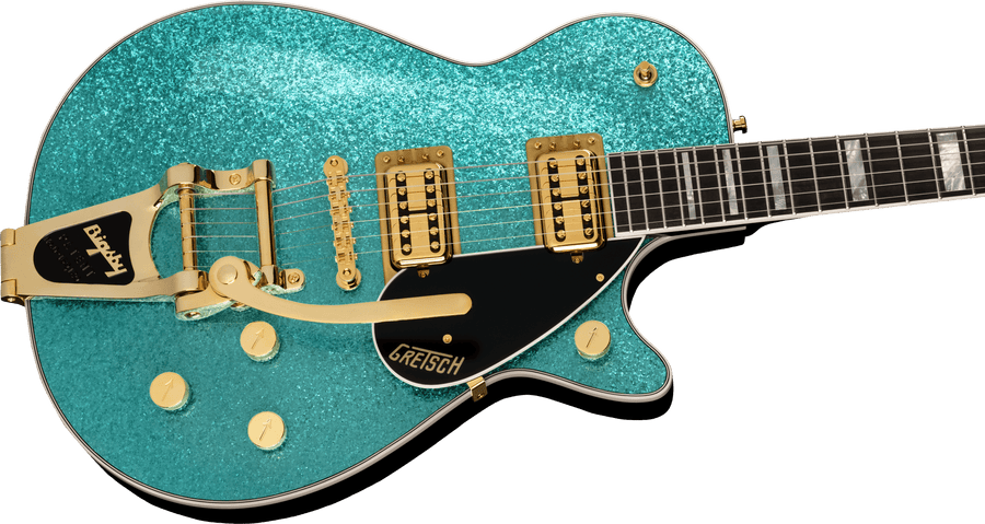 Gretsch G6229TG Limited Edition Players Edition Sparkle Jet BT with Bigsby, Ocean Turquoise Sparkle - Regent Sounds