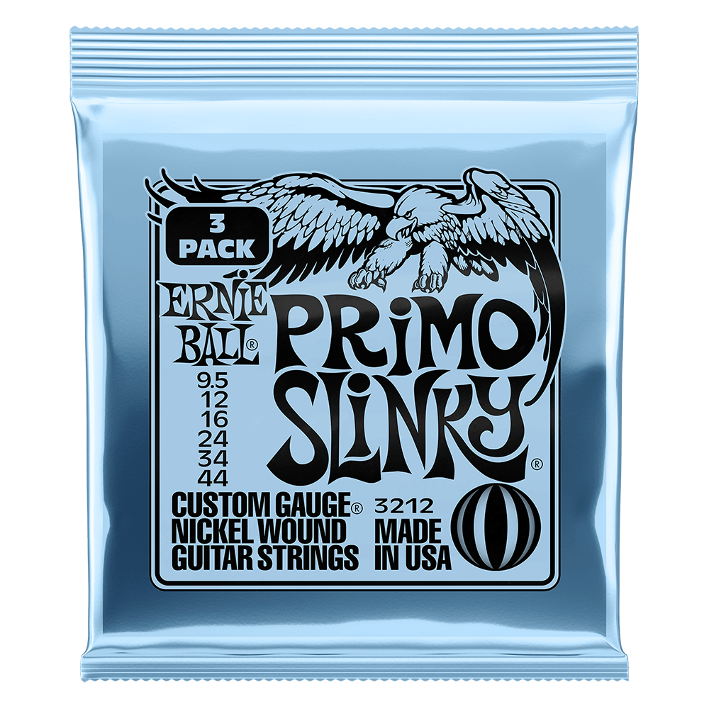 Ernie Ball Primo Slinky 3-Pack - Regent Sounds