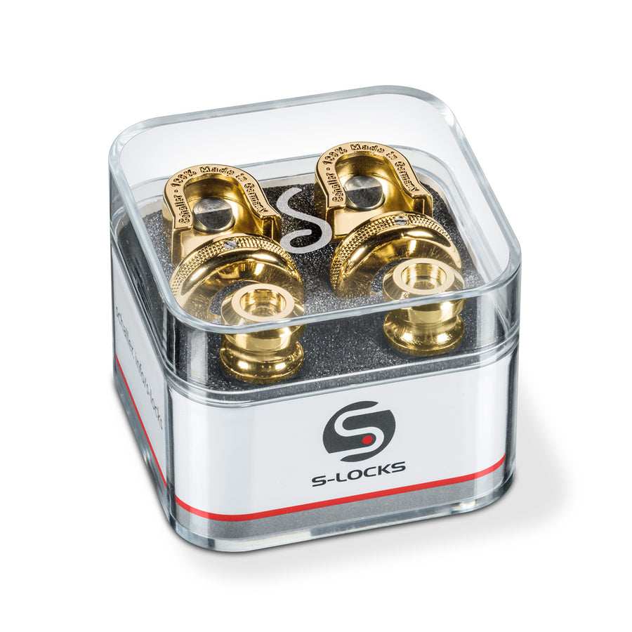 Schaller Strap Locks MKII Gold - Regent Sounds