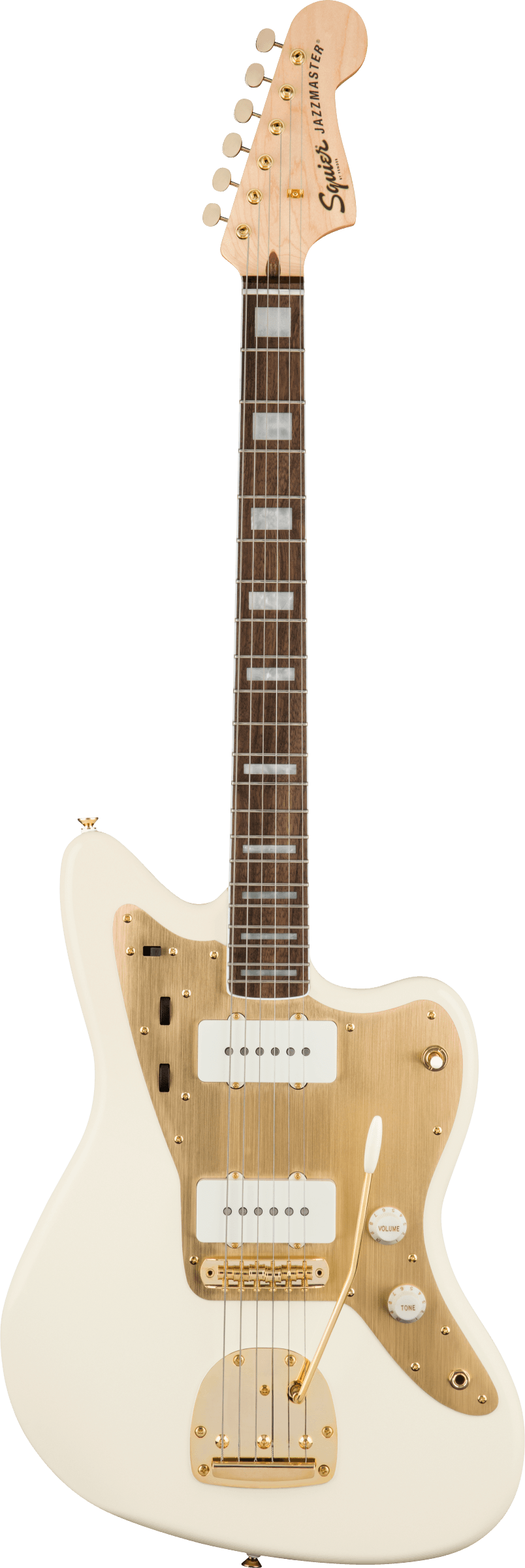 Squier 40th Anniversary Jazzmaster, Olympic White - Regent Sounds