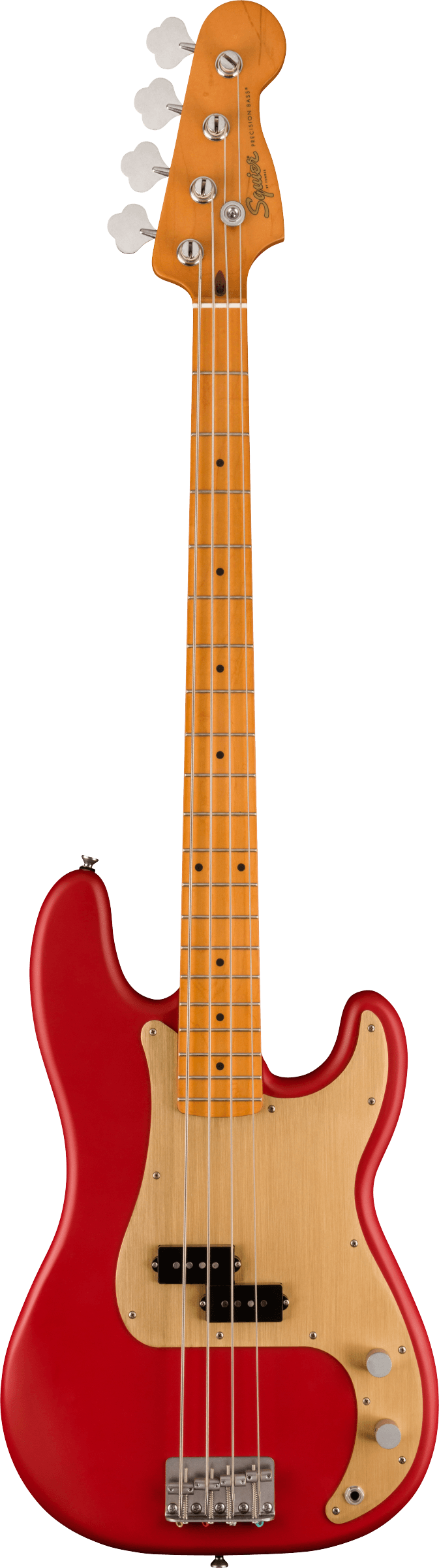 Squier 40th Anniversary Precision Bass, Satin Dakota Red - Regent Sounds