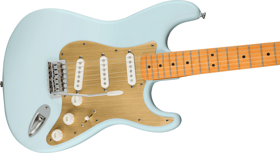 Squier 40th Anniversary Stratocaster, Vintage Edition, Satin Sonic Blue - Regent Sounds
