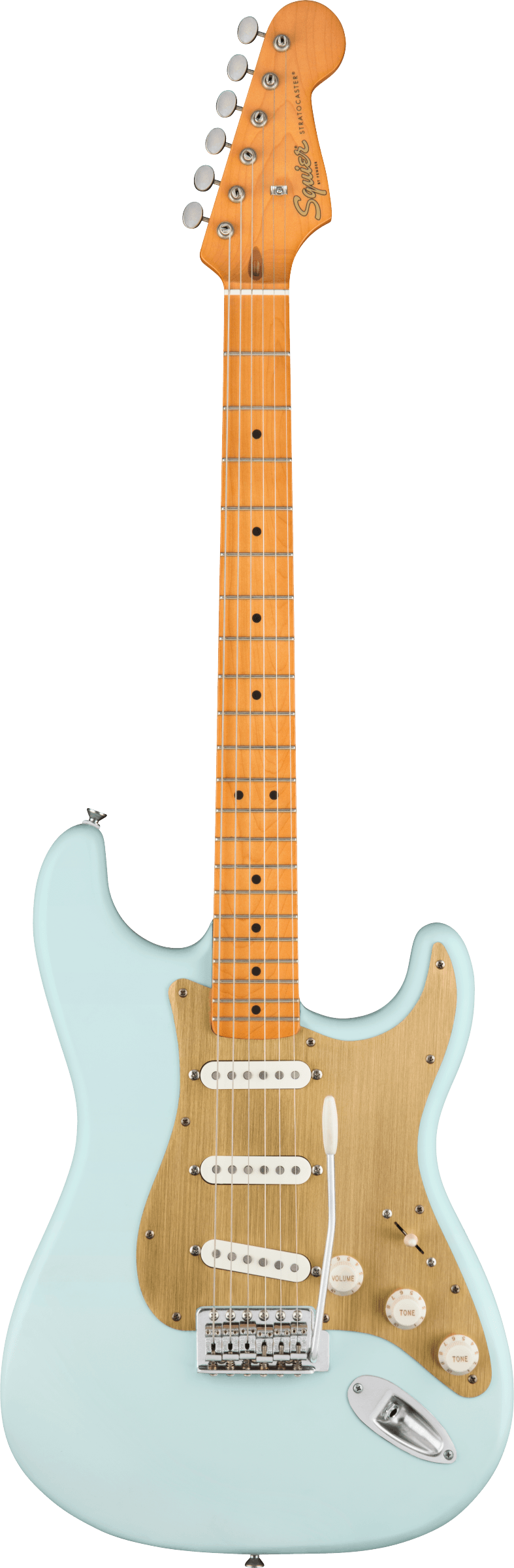 Squier 40th Anniversary Stratocaster, Vintage Edition, Satin Sonic Blue - Regent Sounds