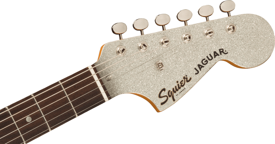 Squier FSR Classic Vibe '60s Jaguar, Matching Headstock, Silver Sparkle - Regent Sounds