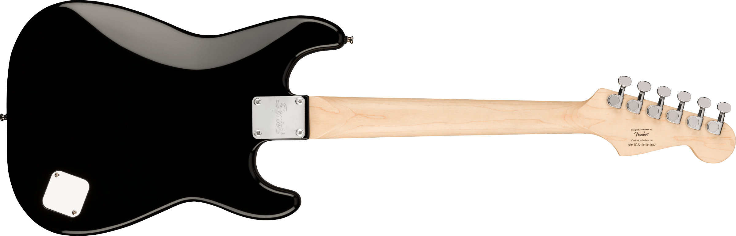 Squier Mini Stratocaster Left-Handed, Laurel Fingerboard, Black - Regent Sounds
