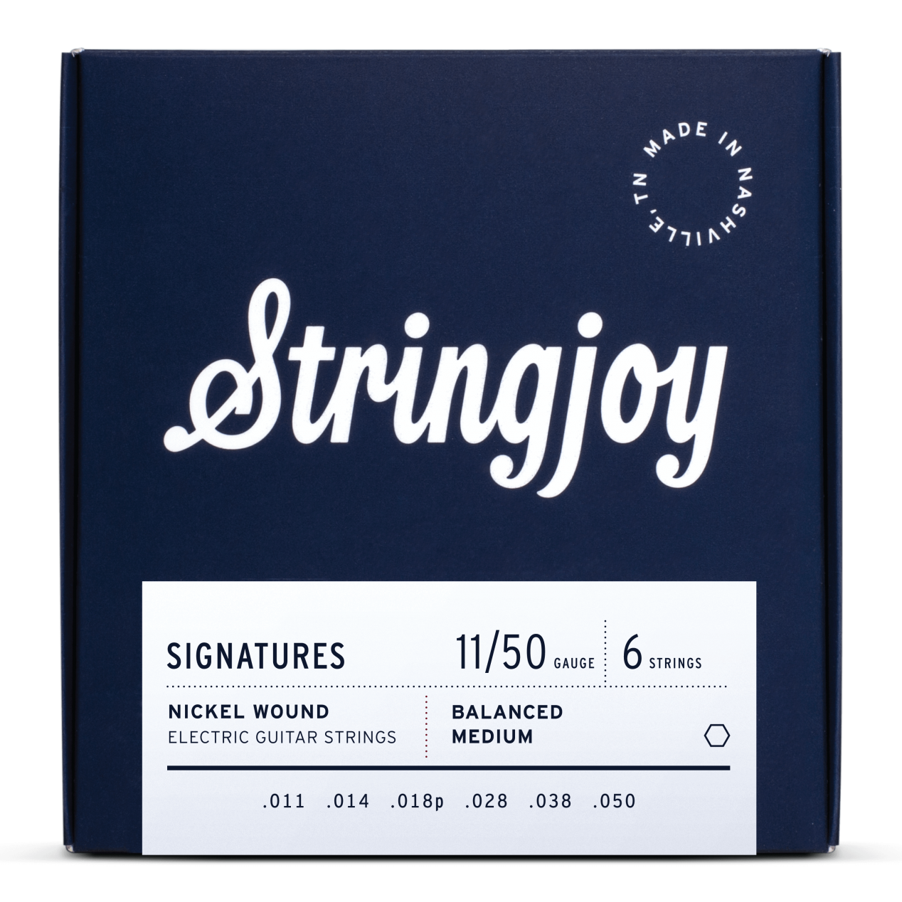 Stringjoy Signatures Balanced Medium Gauge (11-50) Nickel Wound Electric Guitar Strings - Regent Sounds