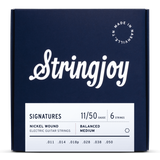 Stringjoy Signatures Balanced Medium Gauge (11-50) Nickel Wound Electric Guitar Strings - Regent Sounds