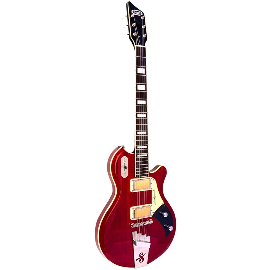Supro Silverwood Trans Cherry Red - Regent Sounds