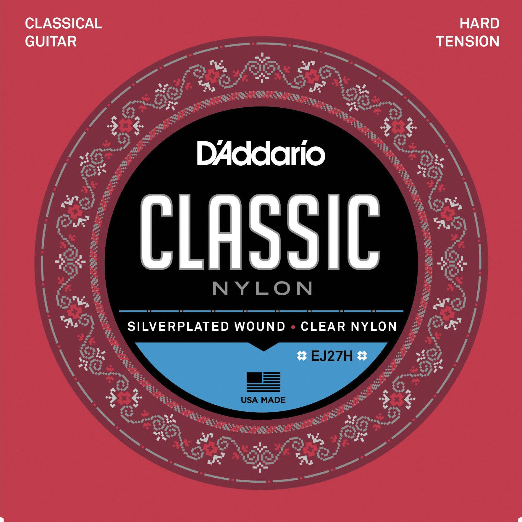 D'Addario EJ27H Classic Nylon Hard Tension - Regent Sounds