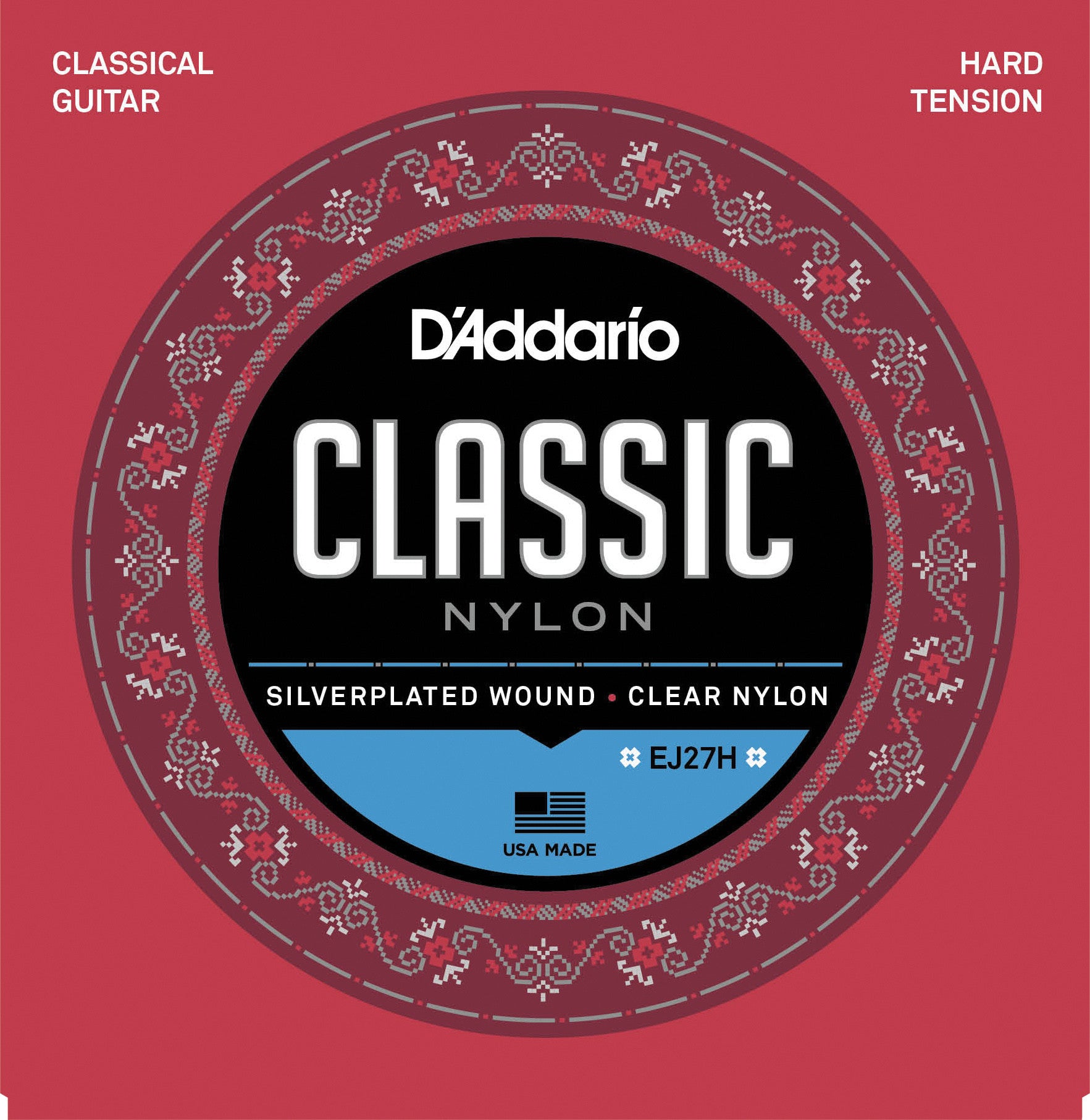D'Addario EJ27H Classic Nylon Hard Tension - Regent Sounds