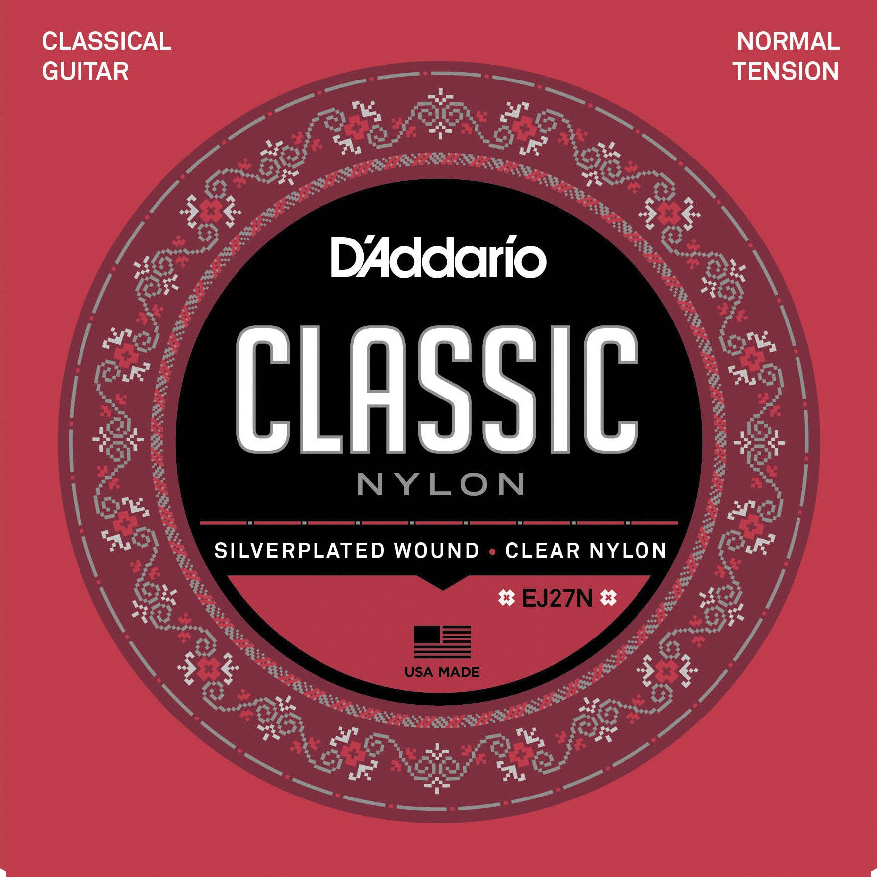 D'Addario EJ27N Classic Nylon Normal Tension - Regent Sounds