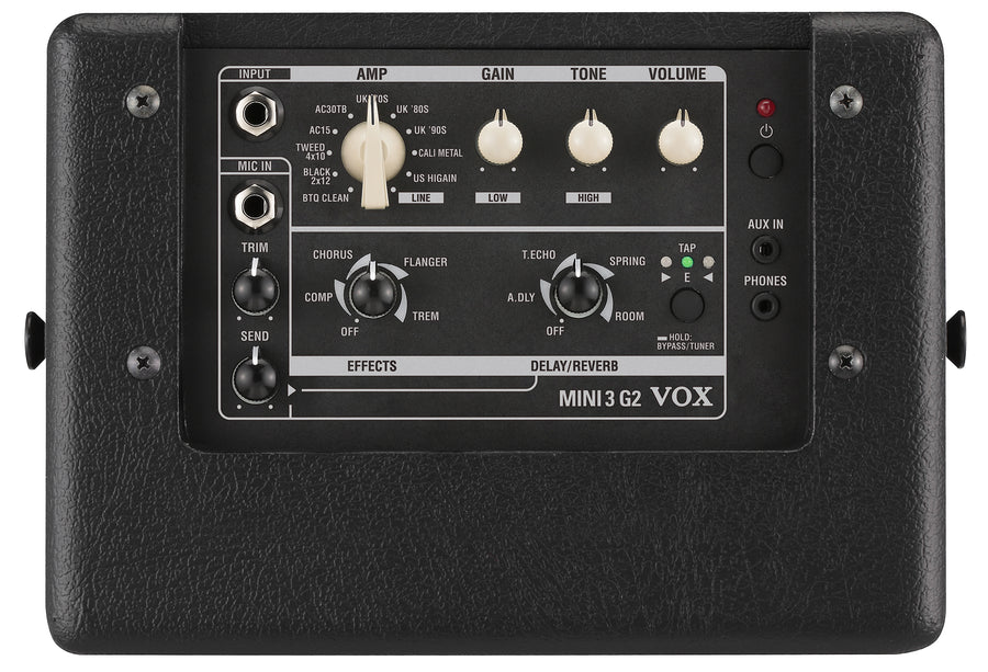 Vox MINI3-G2 Black 3-Watt battery Powered Amp - Regent Sounds